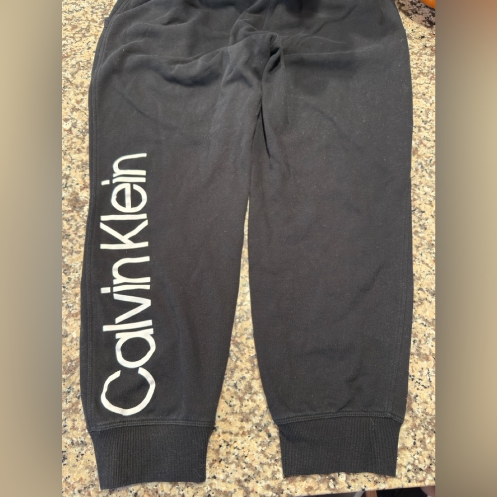 Calvin Klein Black Joggers with Logo